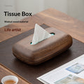 Walnut Tissue Box Living Room Chinese-style Napkin Holder