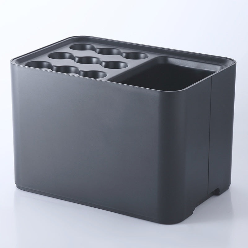 An Umbrella Rack Is Placed In The Lobby By The Office Entrance