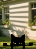 Pawsitively Purrfect Whimsical Metal Cat Garden Decor